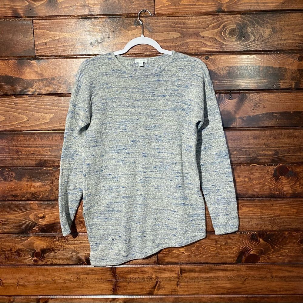 J.Jill Pure Jill Asymmetrical Wool Cashmere Blend Knit Sweater Women's Size S
